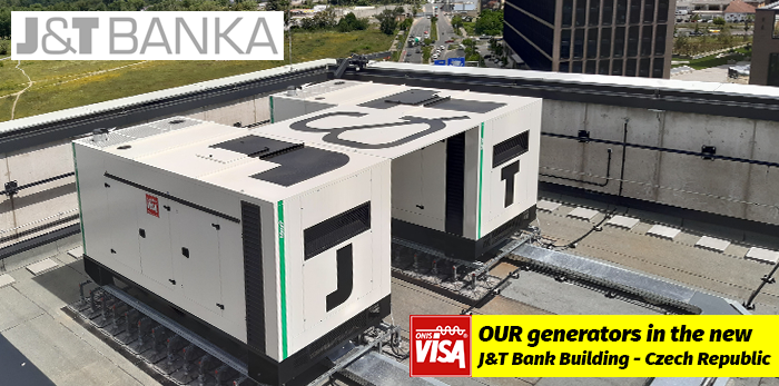 Gensets for bank sector 