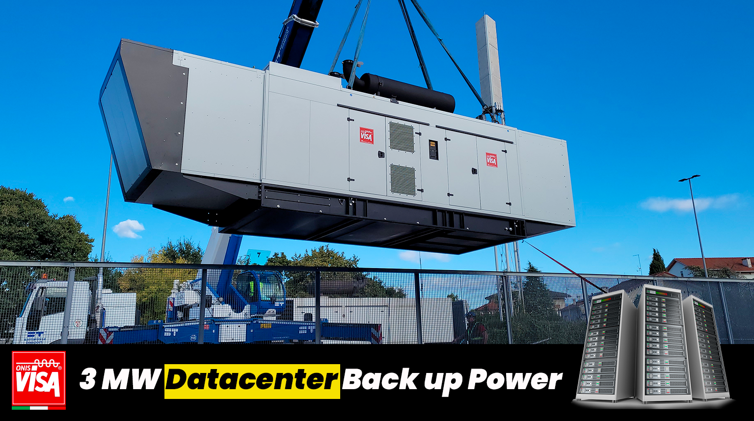 Visa genset for Data center