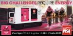 Visa SpA fornitore ufficiale Giro d'Italia